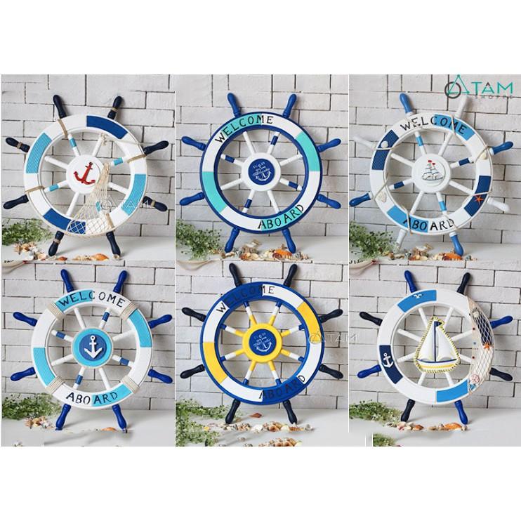 Bánh lái tàu trang trí ĐK 45cm