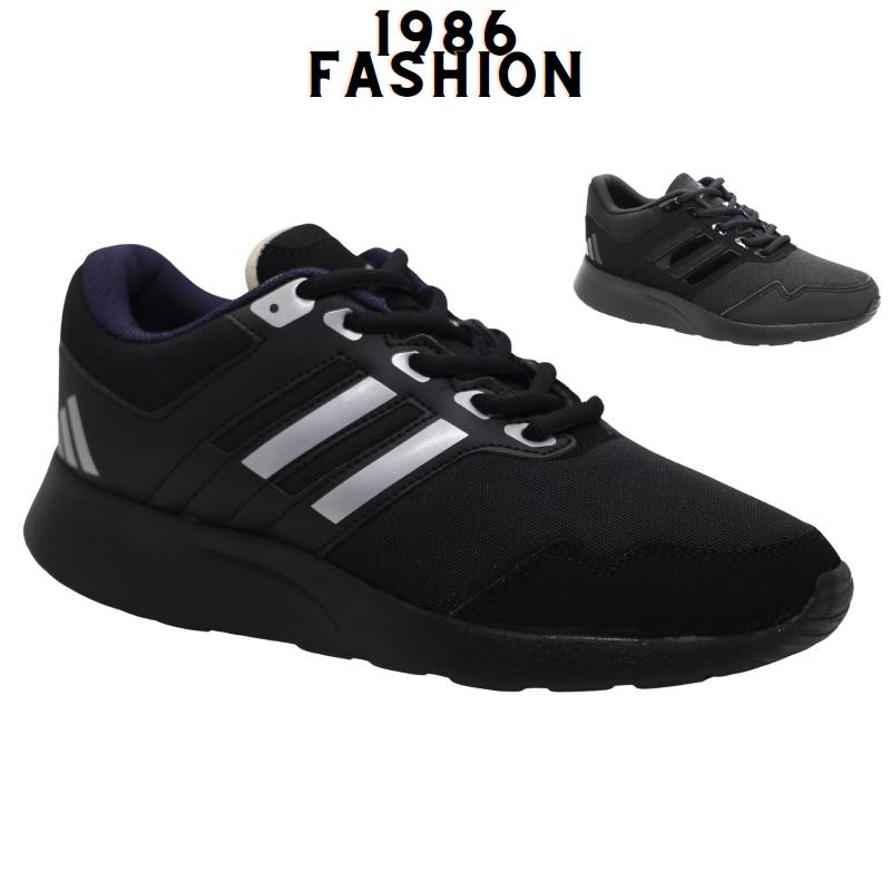 Giày thể thao sneaker nam nữ đen đế đen đủ size 35 đến 44 mang cặp mang nhóm