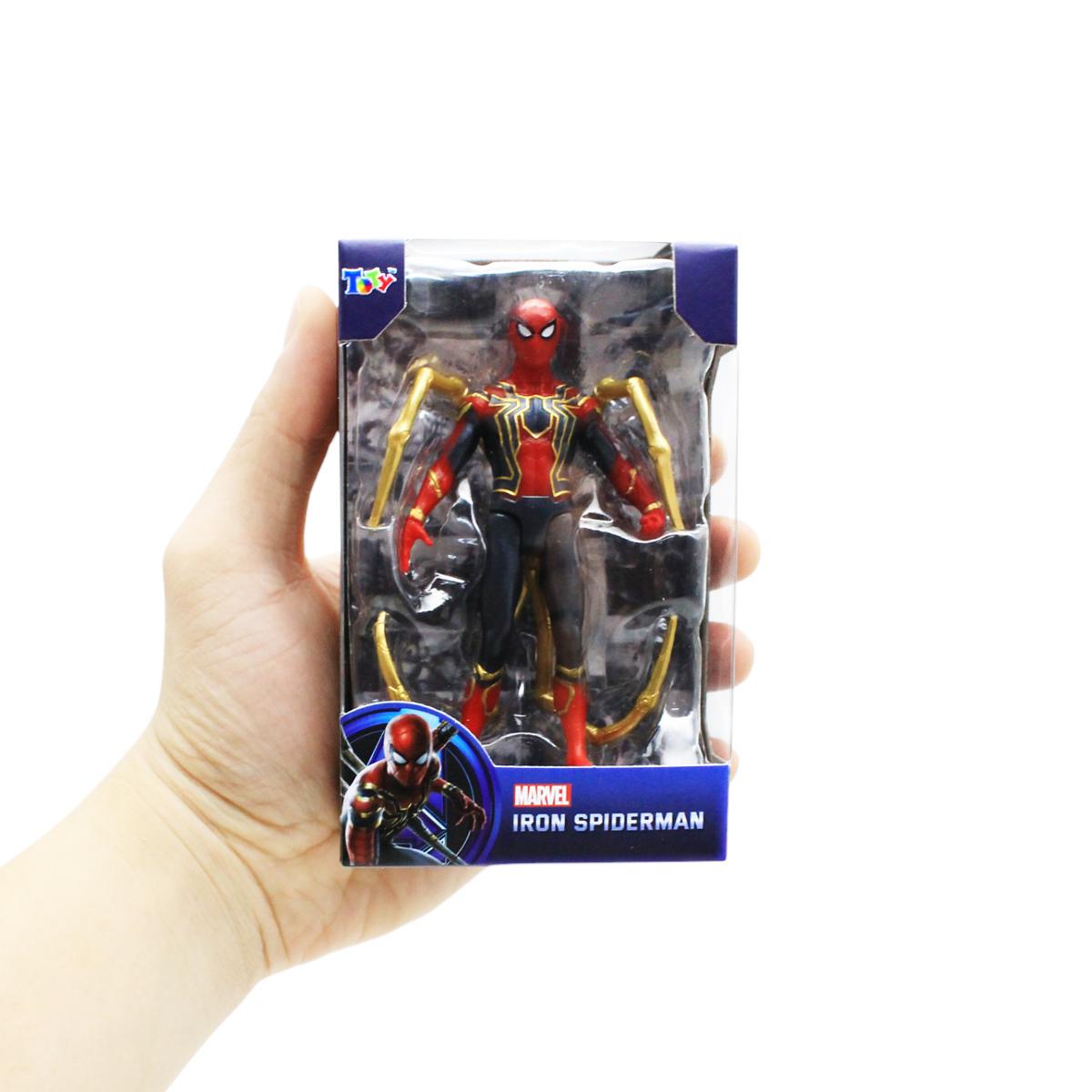 Đồ Chơi Mô Hình Nhân Vật Marvel - Iron Spiderman 7 Inch - ToTy ZM48