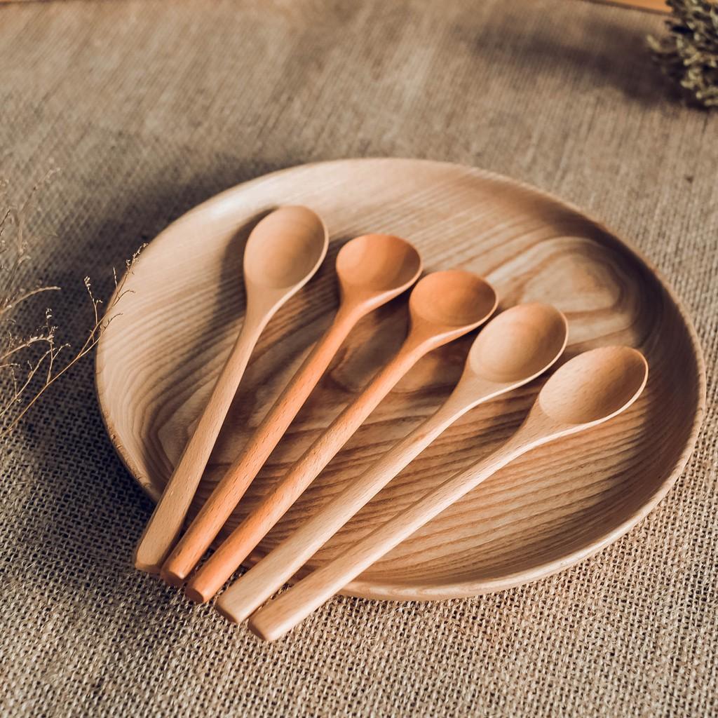 Muỗng gỗ cho bé - Muỗng kem/cafe