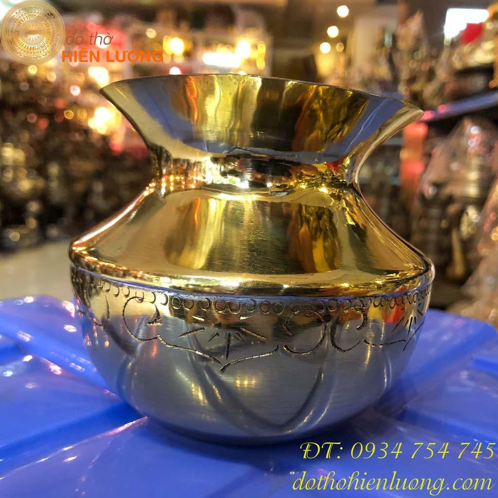 Ống Đựng Bã Trầu Bằng Đồng