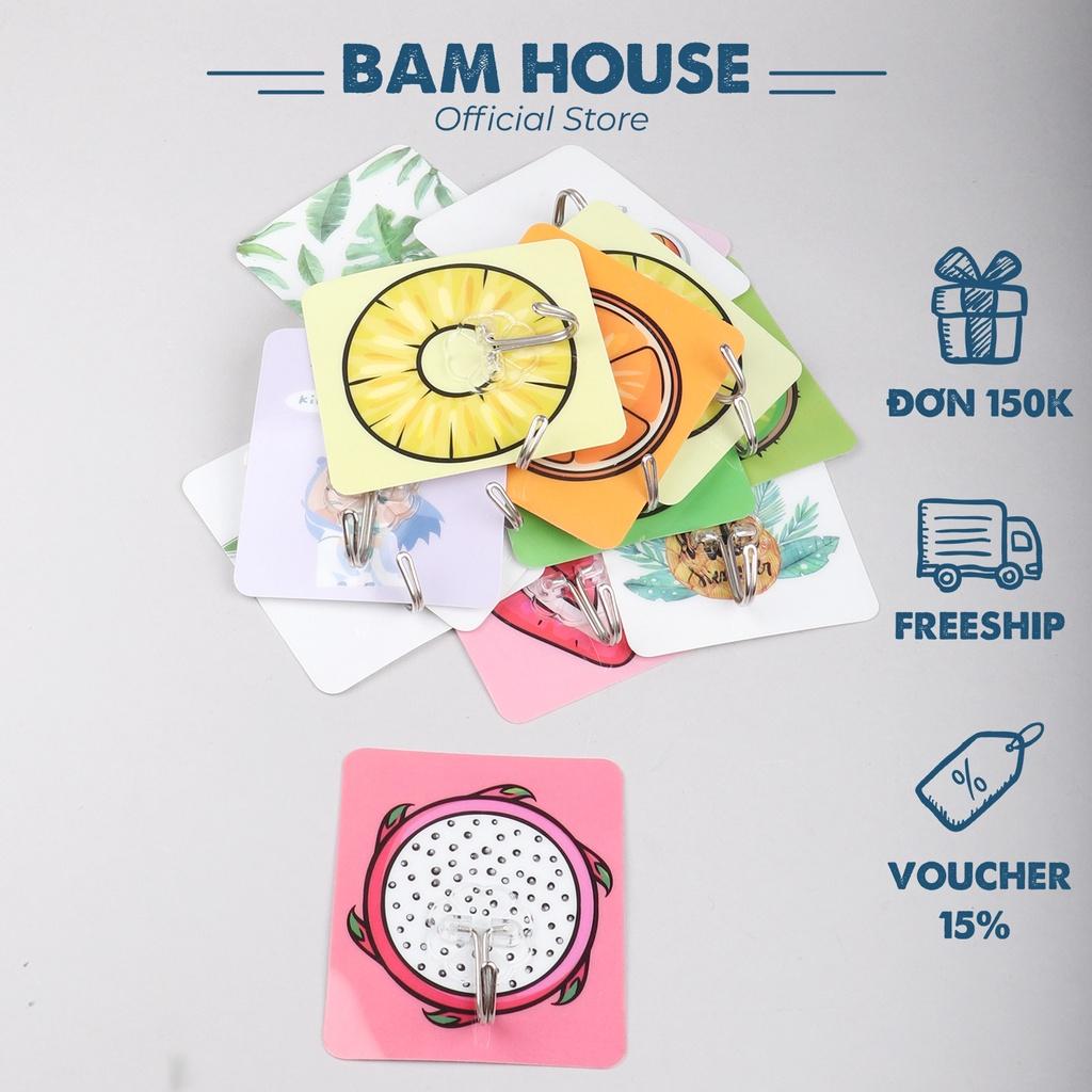 Móc dán tường Bam House lớp keo  bám chắc MT03