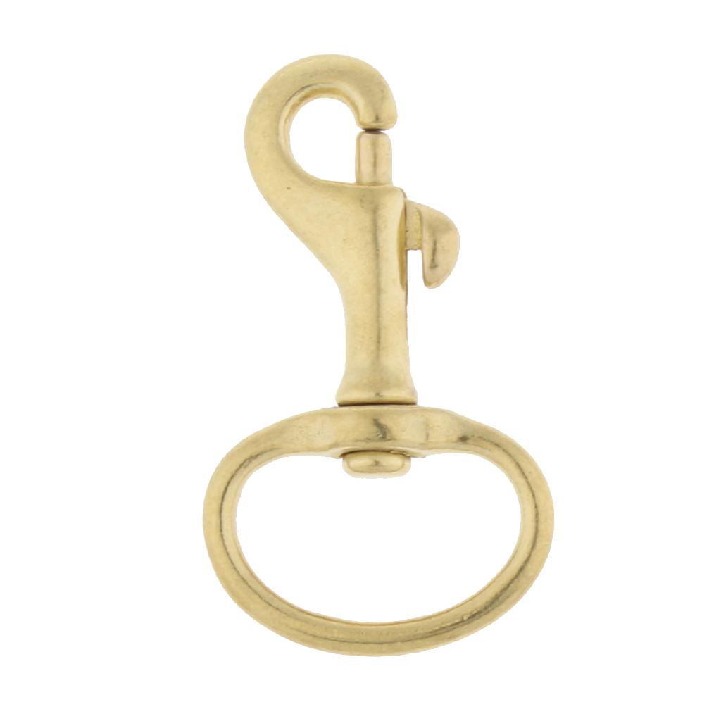 Brass Swivel Trigger Clip Lobster Clasp Keychain Dog Horse Snap Hook