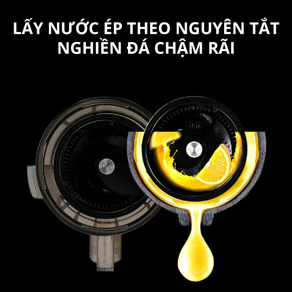 Máy Ép Trái Cây Mishio Slow Juicer - Hàng chính hãng