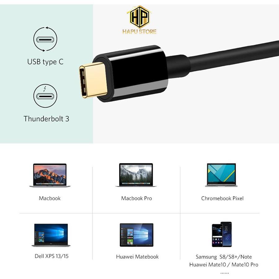 Cáp chuyển Type-C to HDMI và VGA Ugreen 50738 chính hãng - Hàng Chính Hãng