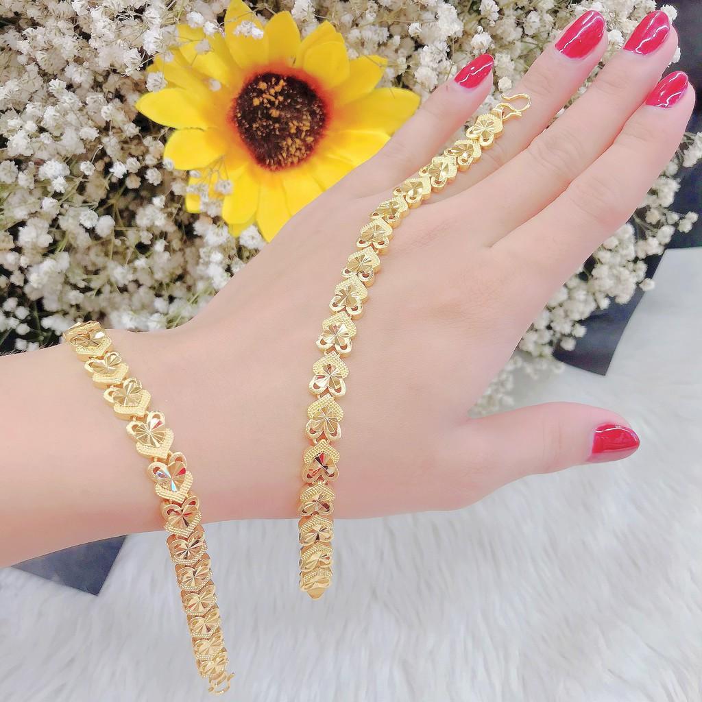 Lắc Tay Nữ Xi Vàng - Lắc Tay Nữ Xi Vàng Thiết Kế Cao Cấp