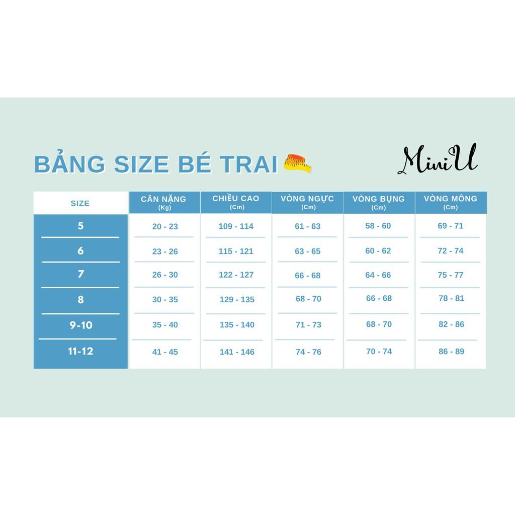 Áo thun bé trai phối màu xám - trắng MNB20ST006 - Lovekids