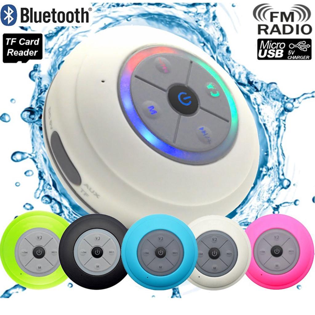 Wireless Bluetooth Speaker Suction Waterproof LED for