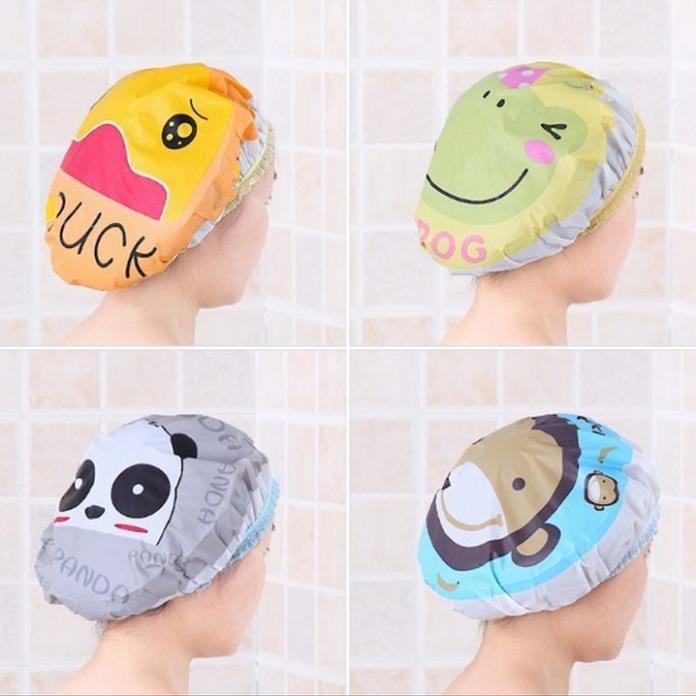 Mũ trùm tóc tắm gội kiểu Hàn Quốc