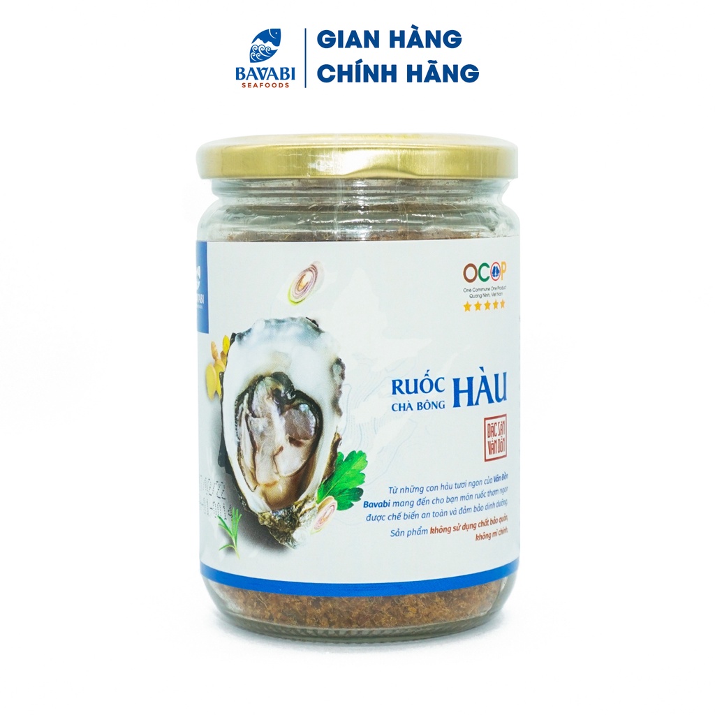 Ruốc Hàu Bavabi 100g Ăn Liền Thơm Ngon Bổ Dưỡng Thực Phẩm Sạch Biển Vân Đồn