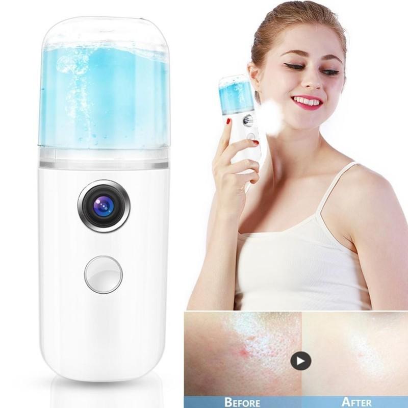 Máy Phun Sương Xông Hơi Mặt NaNo Mini - cấp ẩm chuyên sâu,làm mát da cấp tốc,thu nhỏ lỗ chân lông, cấp ẩm căng bóng da