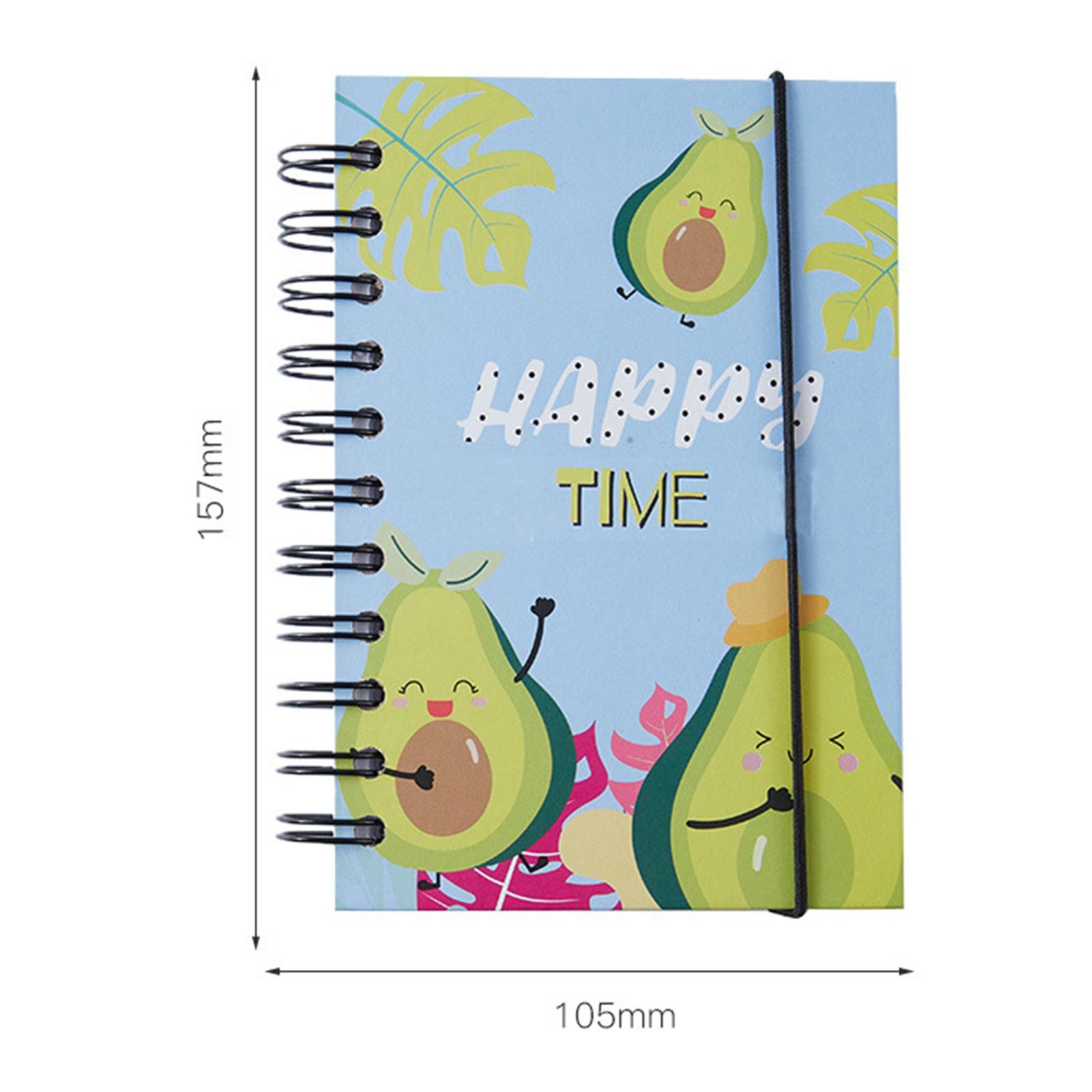 Spiral Bound Notebook, Colorful Spiral Bound Ruled Notebook, for School Supplies Office