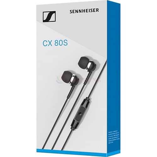 Tai nghe có dây In-ear Sennheiser CX 80S - Hàng chính hãng