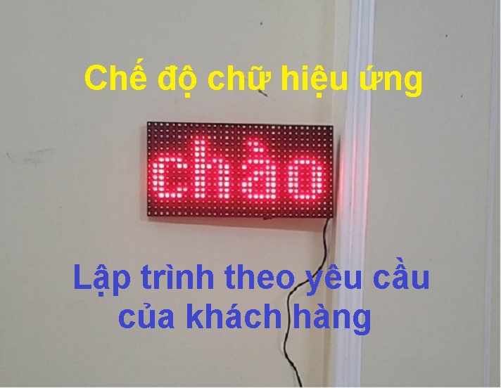 Đồng hồ Led Matrix, Led P10 siêu to khổng lồ - Treo tường, để bàn