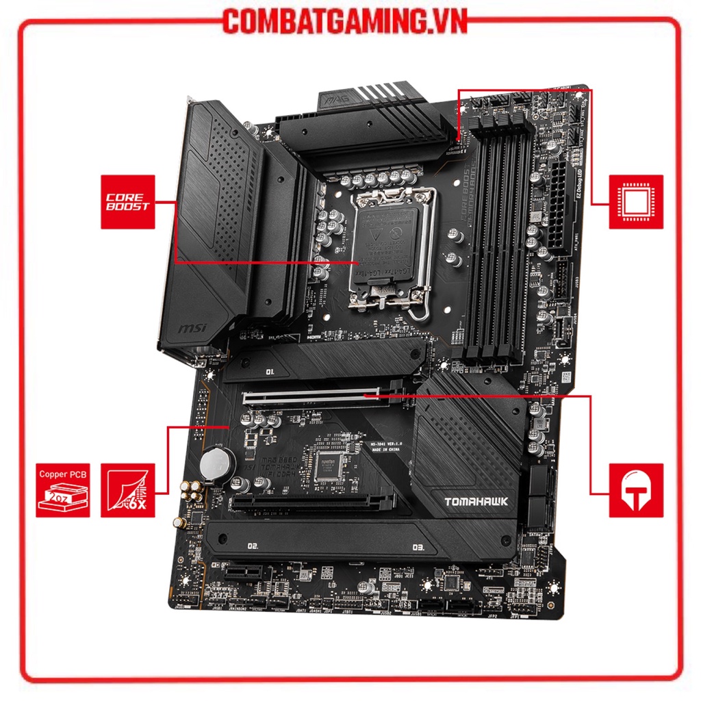 Bo Mạch Chủ MSI MAG B660 Tomahawk Wifi DDR4 - Hàng Chính Hãng