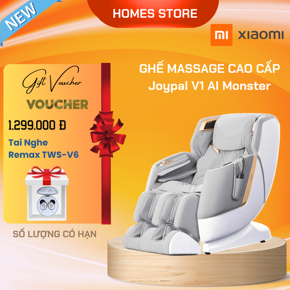 Ghế Massage XIAOMI Joypal AI Monster V1 3209D Thông Minh 3.5D Có Điều Khiển Giọng Nói 25 Kỹ Thuật Massage 11 Cấp Độ - Chỉ Hỗ Trợ Giao Ngoài Và Trả Góp Ngoài