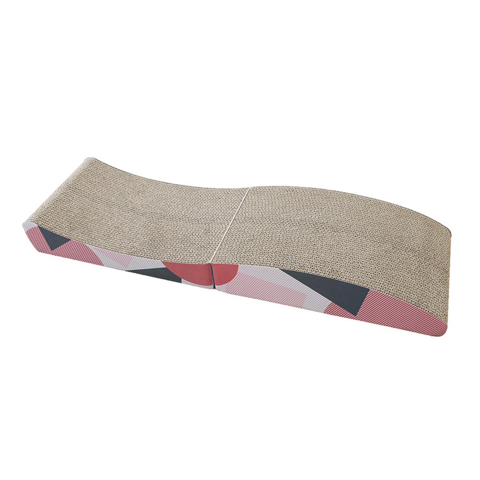 Corrugated Scratching Bed Foldable Scratch Pad Kitty Cat Scratcher Cardboard