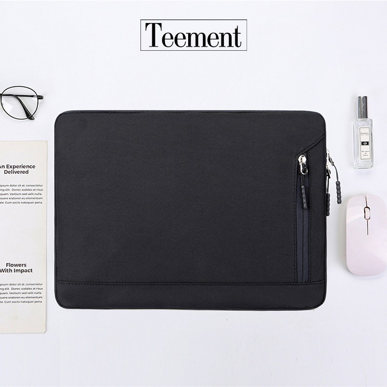 Túi Chống Sốc Laptop Cao Cấp Teement , Lót Trong Dày, Chống Xước, Chống Thấm Nước, Công Nghệ Giảm Chấn Bảo Vệ Laptop, Chống Va Đập Máy Tính An Toàn Hiệu Quả, Dành Cho Laptop ,13,14,15,15.6inch – Hàng Chính Hãng – Màu Đen – 15-15.6 inch