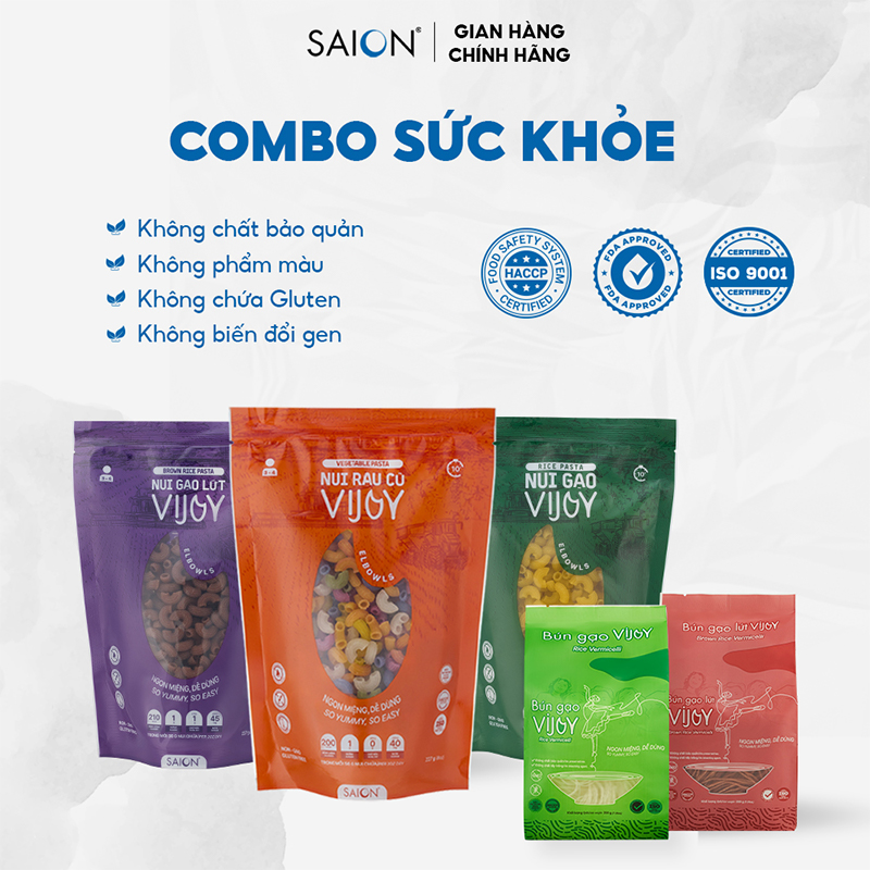 Combo Bún Nui VIJOY Sức Khỏe