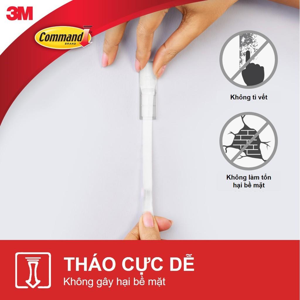 Bộ 4 Móc dán tường Command 3M hịu lực tối đa 1.3kg - Dễ sử dụng, độ bền cao, bám cực chắc, tháo cực dễ 17081 - VP