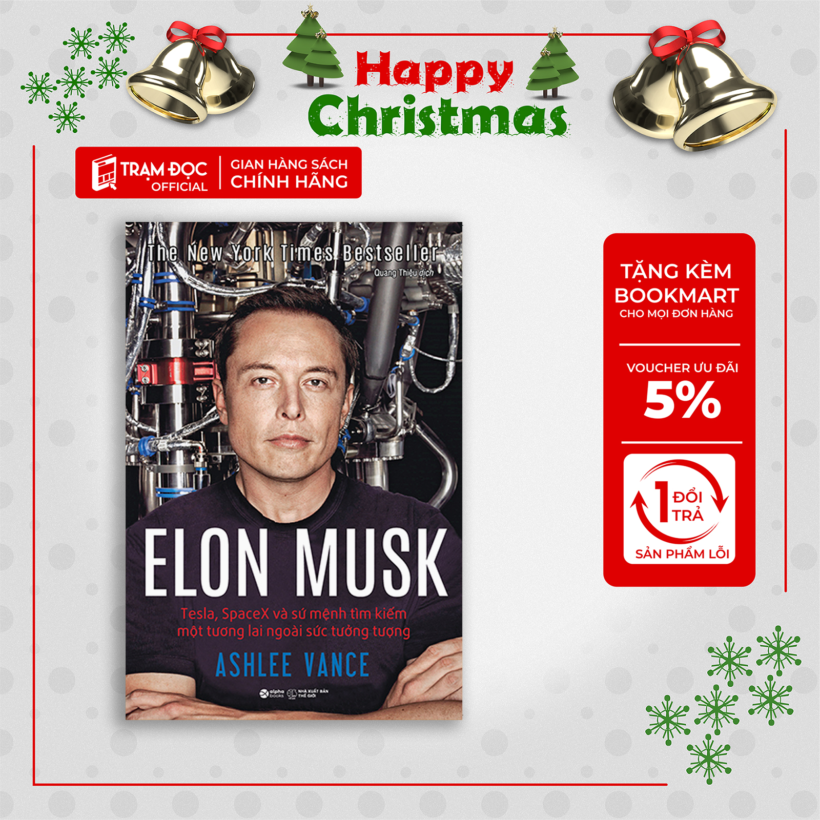 [Trạm Đọc Official] Bộ Sách Về Elon Musk ( Bản quyền )