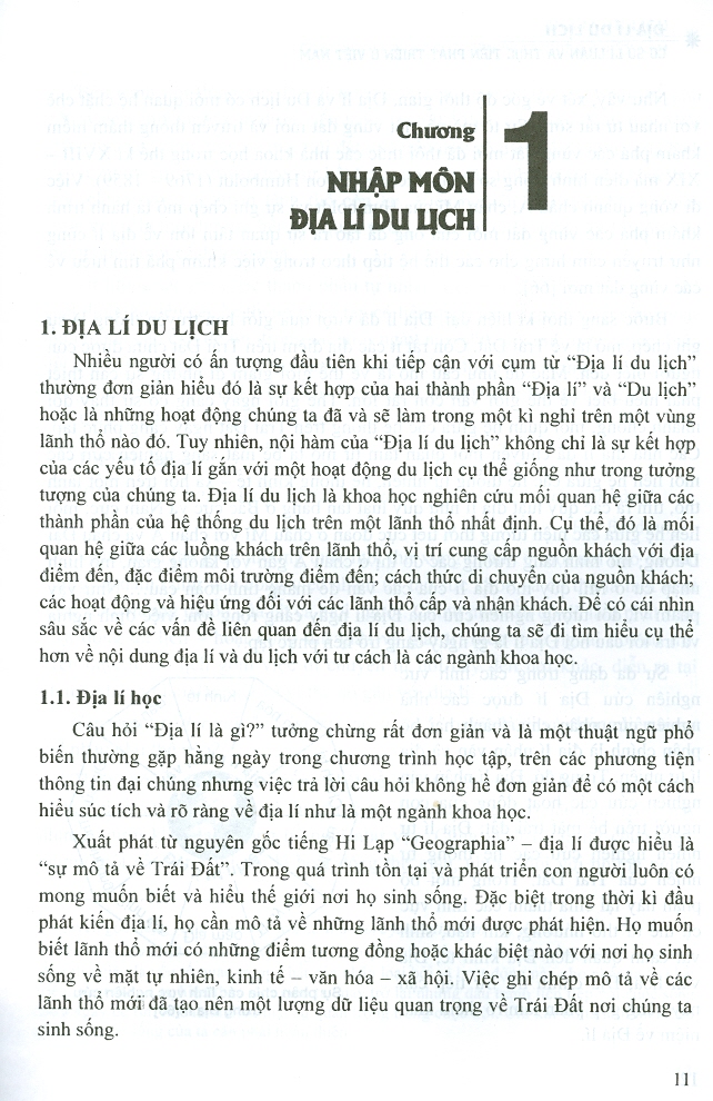  Địa Lý Du Lịch Việt Nam - Cơ Sở Lí Luận Và Thực Tiễn Phát Triển Ở Việt Nam