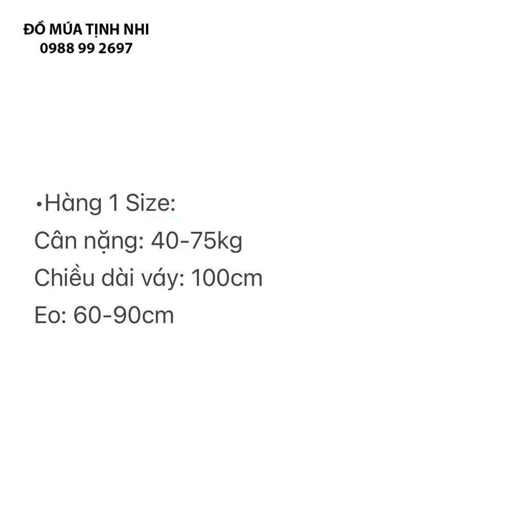 Chân váy | Tà váy múa cổ trang | Váy múa dân gian | múa hiện đại 720 độ CV04 - Đồ Múa Tịnh Nhi