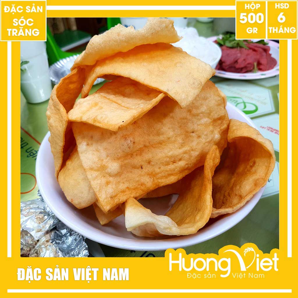 Đặc Sản Sóc Trăng - Bánh Phồng Tôm Liễu Trân Thượng Hạng 500G, Bánh Phồng Tôm Sóc Trăng Đậm Đà Tôm