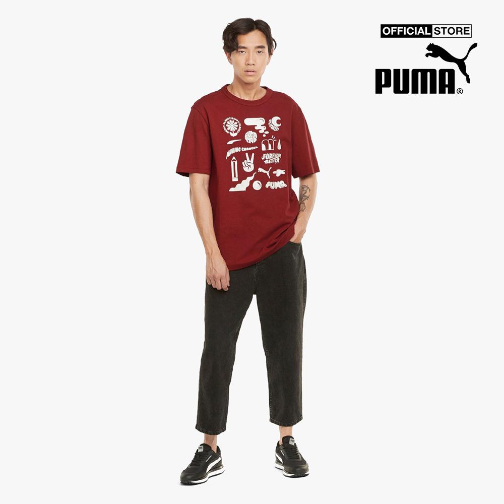 PUMA - Áo thun nam ngắn tay Downtown Graphic 531596