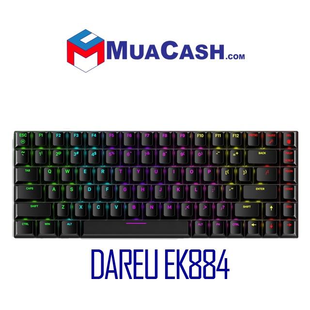 Bàn phím cơ giá rẻ tốt nhất DareU EK884 RGB hàng chính hãng