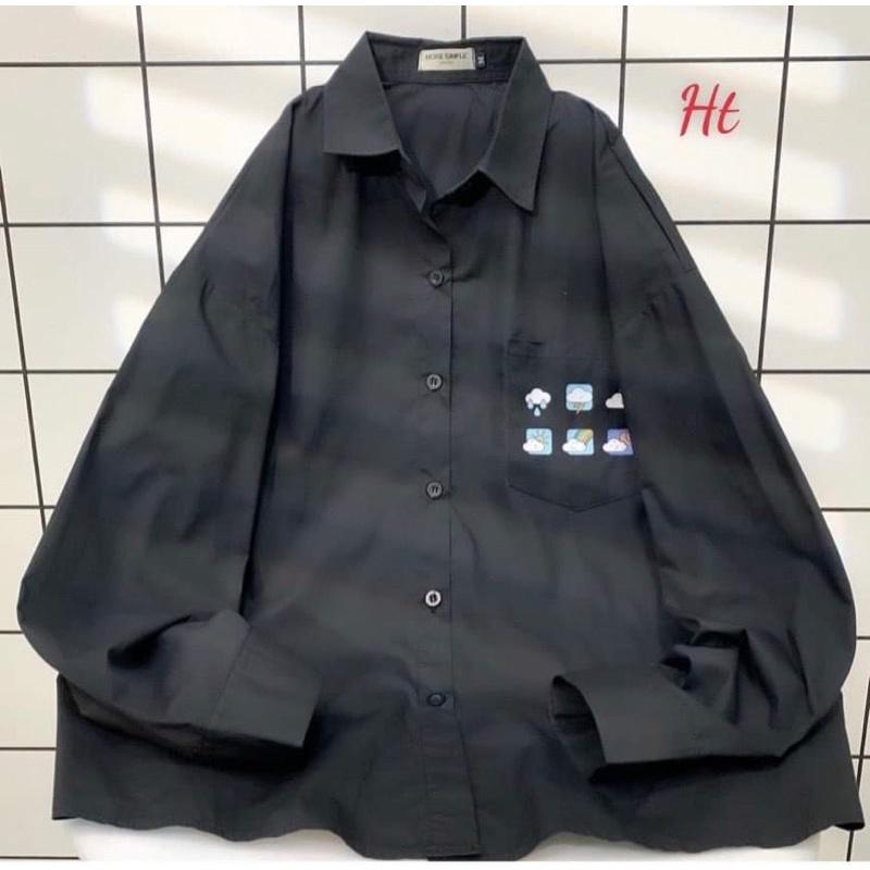 Áo sơ mi dài tay bảng thời tiết H2A