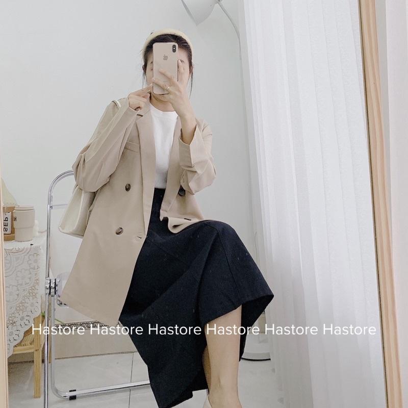 Blazer 1 lớp 4 cúc Hàn Xẻng chất xịn ( ảnh tự chụp )