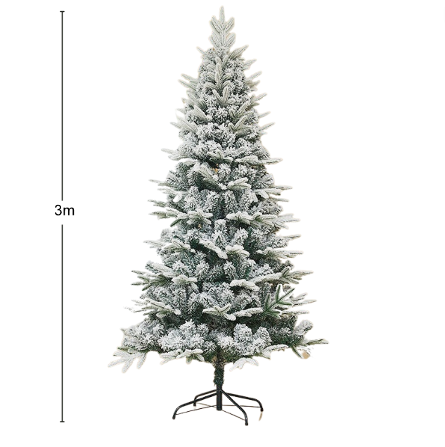 Cây Thông Tuyết Lá PE Cao Cấp C15 Cao 3m Cây Thông Trang Trí Noel
