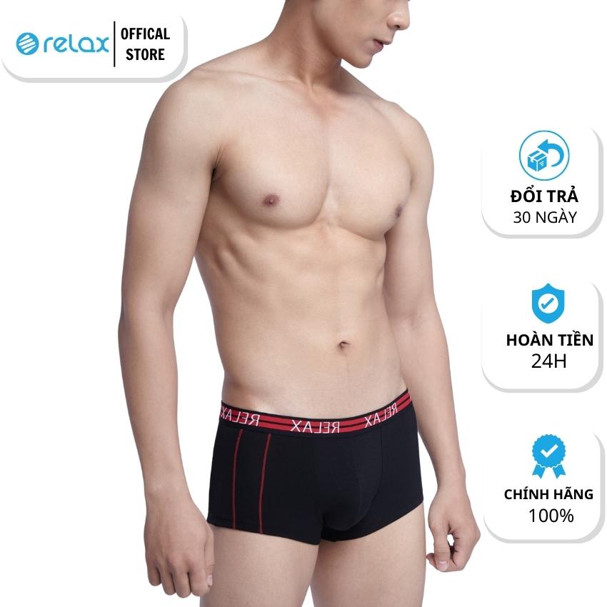 quần lót nam relax cotton cao cấp chính hãng, quần sịp đùi nam RLTK63