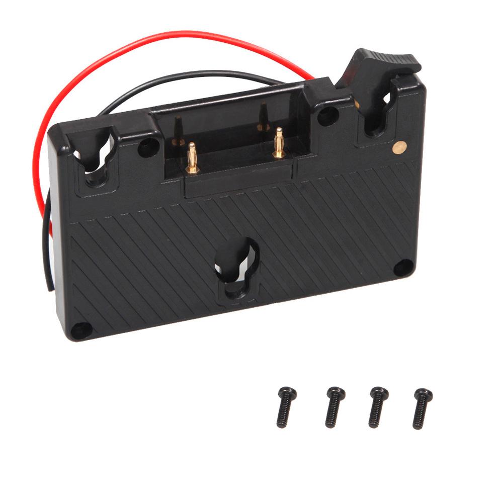 Gold Mount Battery Camera Adapter Plate for Panasonic Camcorder Power B-Tap Anton Bauer Battery