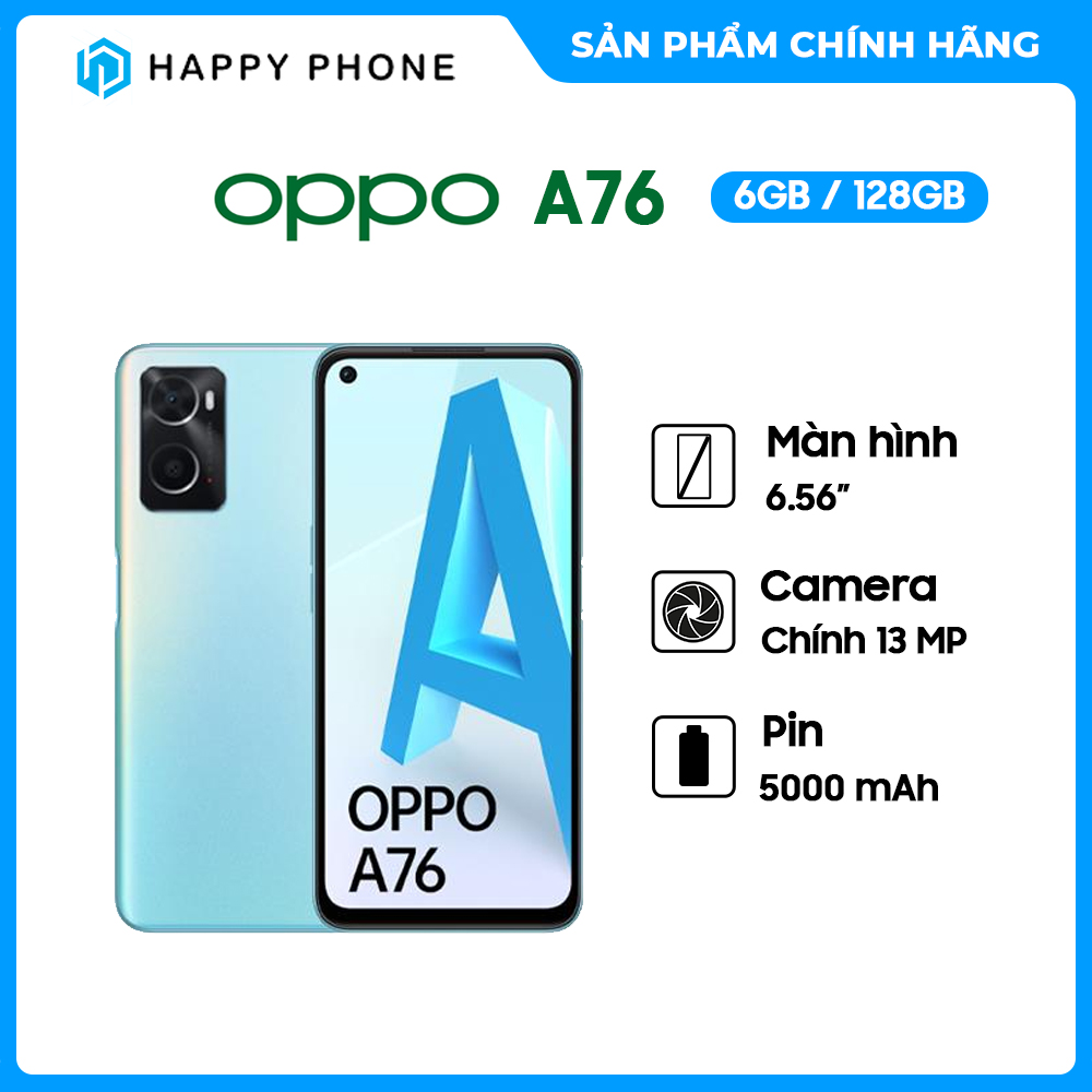 Điện Thoại OPPO A76 (6GB/128GB) - Hàng Chính Hãng