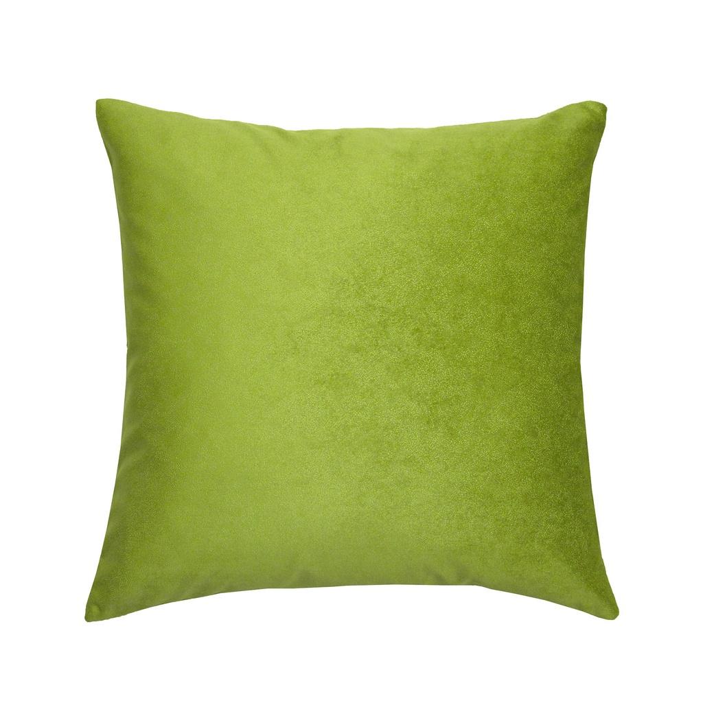 Vỏ gối tựa lưng vải nhung cao cấp Kokoro hiệu L’aube 45x45cm màu xanh lá