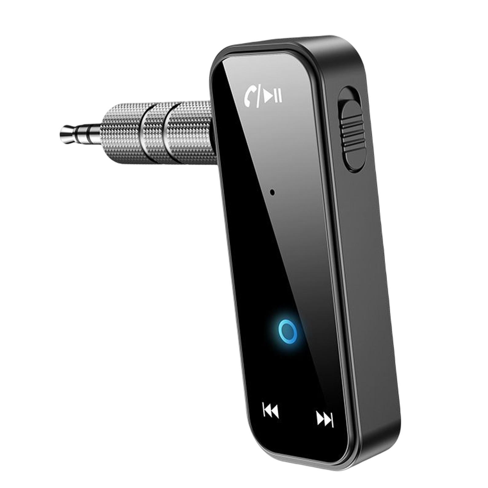 3.5mm Jack Car AUX Adapter Bluetooth 5.0 Receiver for Home Music Streaming Stereo