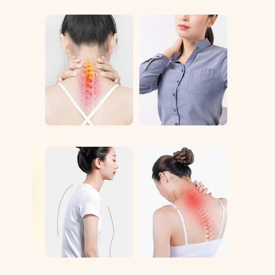 COMBO 2 Đai Dán Nóng Chườm Cổ Vai Gáy Hamart Xông Hơi Nhiệt Giảm Đau Thư Giãn Cổ Vai Gáy Hiệu Quả