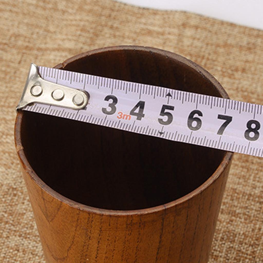 Wooden Cup Handmade Coffee Tea Beer Juice Milk Mug Drink Cup 7.8cmx11.5cm