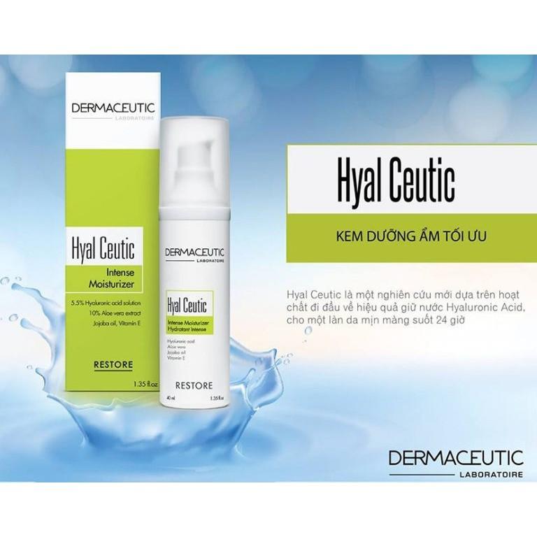 Dermaceutic Hyal Ceutic – Kem Dưỡng Ẩm Làm Sáng Phục Hồi Da 40ml
