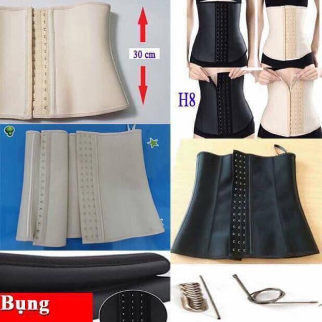 Đai latex 9 xương ( Tặng kèm thanh nối tăng giảm size)