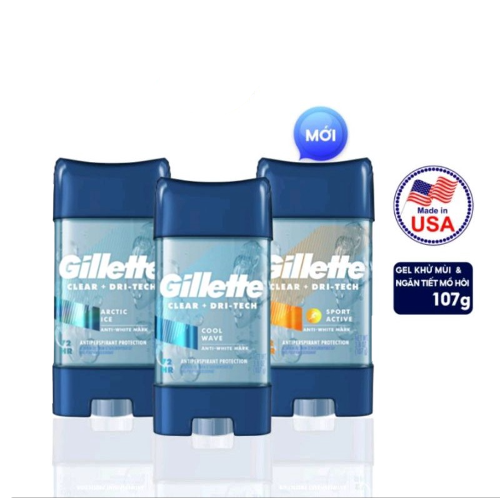 Gel khử mùi Gillette 107g (Nhập khẩu Mỹ)