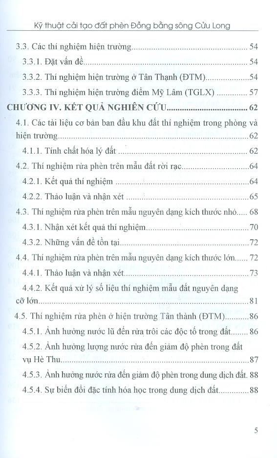 Kỹ Thuật Cải Tạo Đất Phèn Đồng Bằng Sông Cửu Long