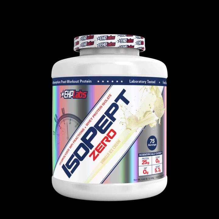 Tăng cơ Hydrolyzed Whey Protein cao cấp Ehplabs : IsoPept Zero 75 lần dùng