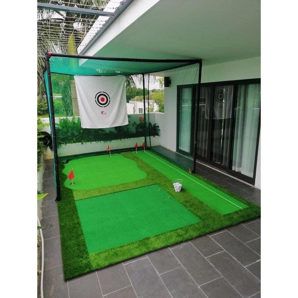 Bộ Khung Lồng Lưới Tập Golf Tại Nhà 3M X 3M 