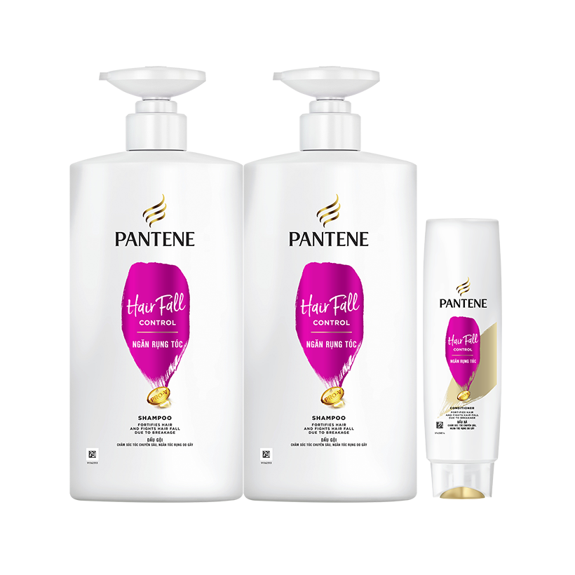 Bộ Dầu gội Pantene Phục Hồi Hư Tổn 650ML &amp; Kem xả 3 phút diệu kỳ 150ML