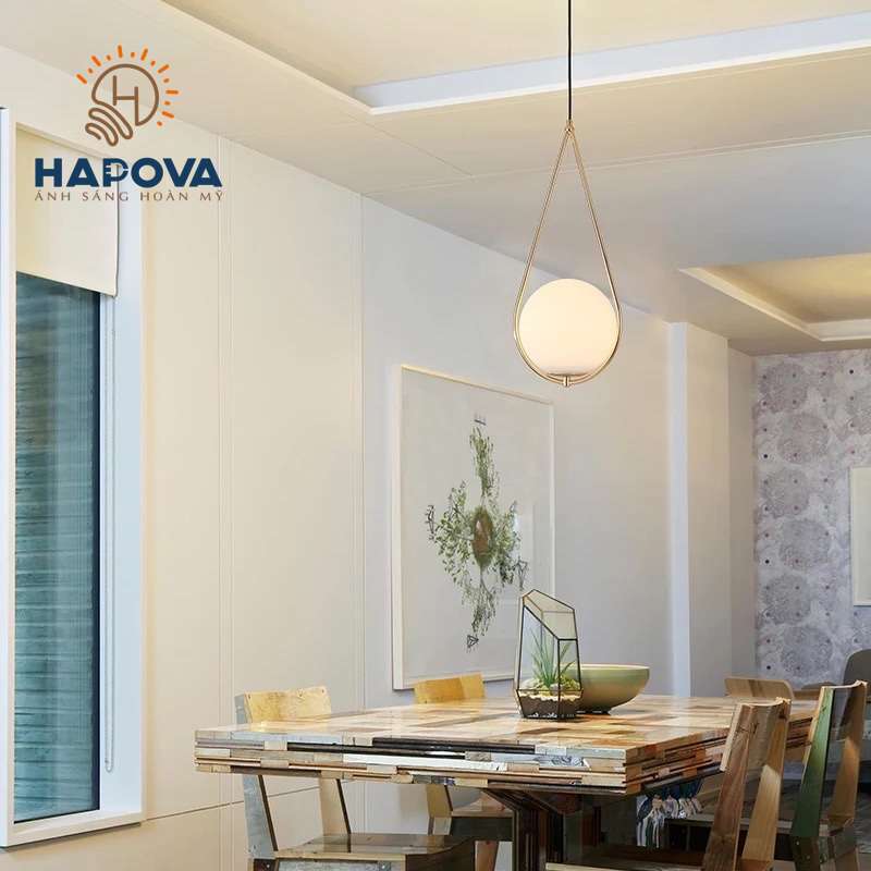 Đèn thả trang trí phòng khách phòng ngủ Decor HAPOVA DUMIS 5009