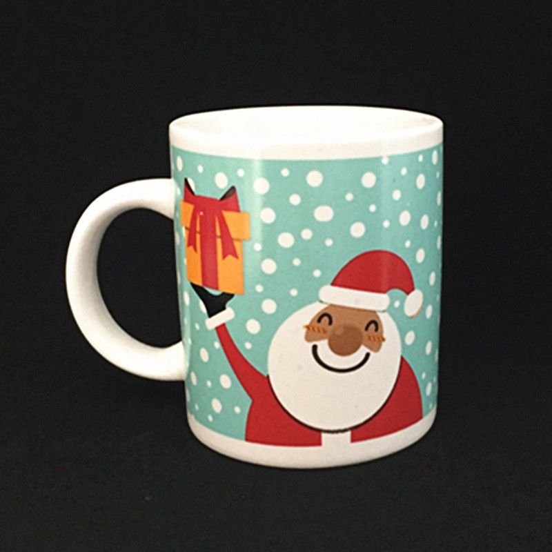 Cốc sứ uống trà cà phê in hình ông già Noel - Quà tặng giáng sinh