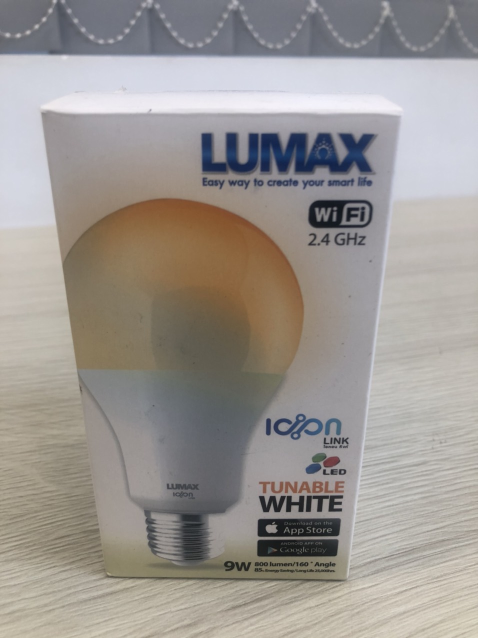 Bóng đèn thông minh, SMART LED LUMAX ICON LINK TUNABLE WHITE 9W ĐUI E27